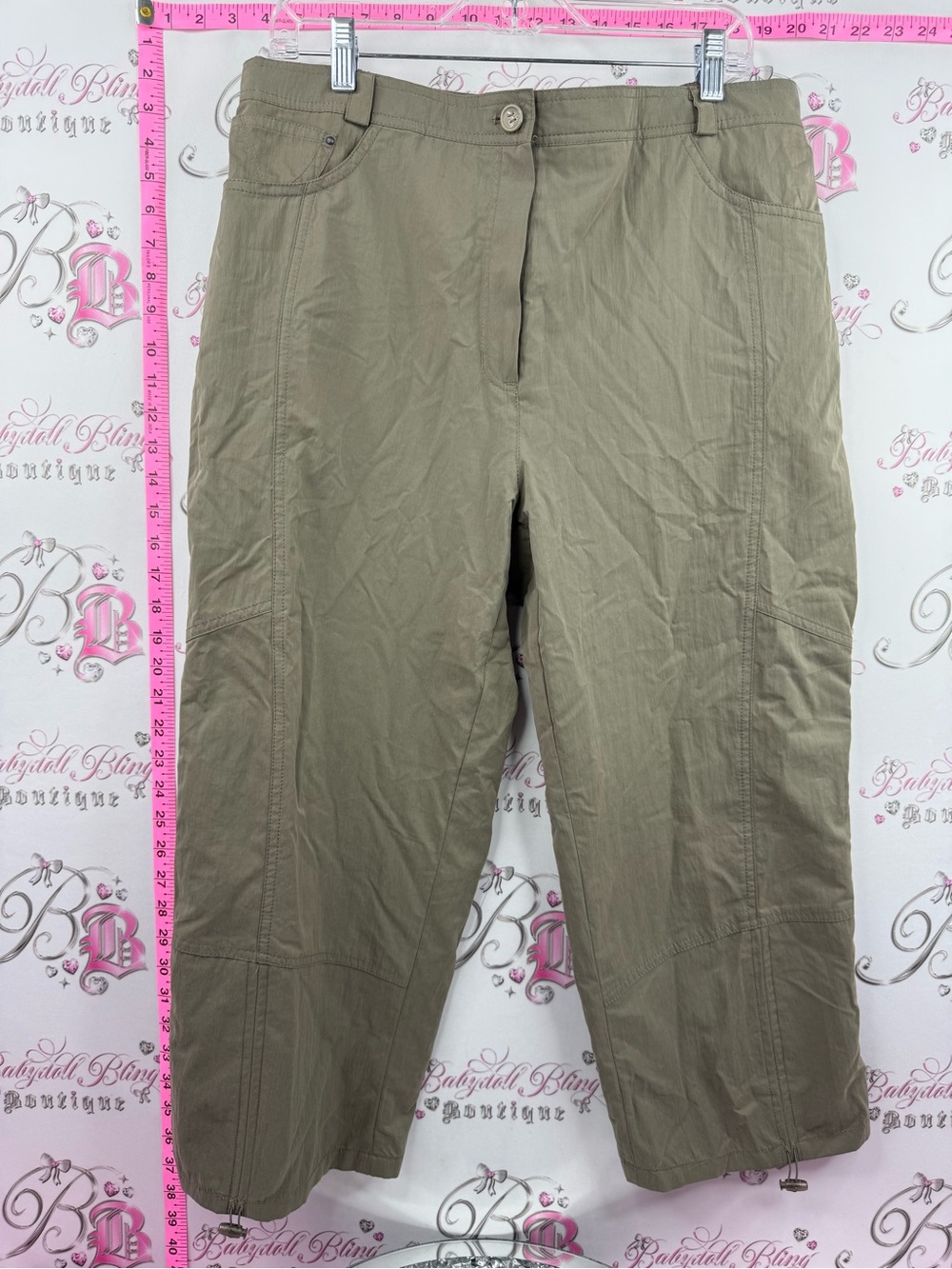 GELCO pants Capris Lightweight Khaki Crop Pants new with tags brand new